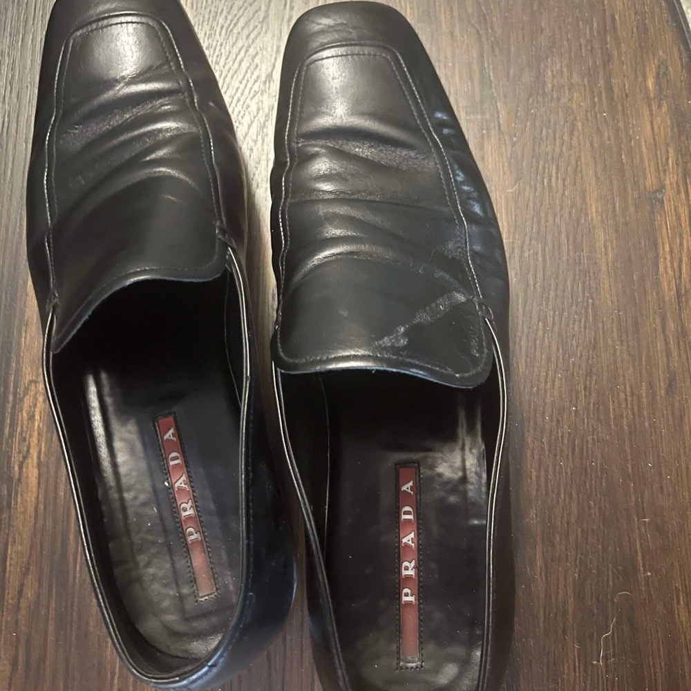 Black Prada shoes size 11.5